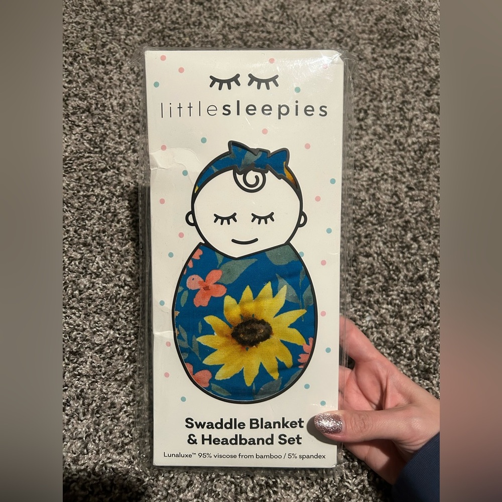 Little Sleepies Sunflower Fields Swaddle